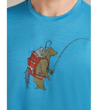 Тениска Icebreaker Merino 150 Tech Lite SS Tee Bear Catch M's